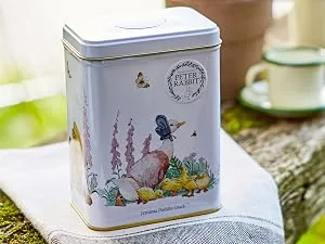New English Teas Peter Rabbit Gift Tea Caddy with 100 English Tea Bag Selection - Beatrix Potter - peter rabbit