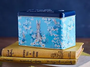 New English Teas Peter Rabbit Gift Tea Caddy with 100 English Tea Bag Selection - Beatrix Potter - peter rabbit tea caddy
