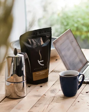 Spiller & Tait Sparkling Water Decaffeinated Coffee Beans 1kg Bag Fairtrade and Fresh Roasted Suitable for All Coffee Machines - best coffee beans fresh coffee lavazza ground coffee coffee machines espresso