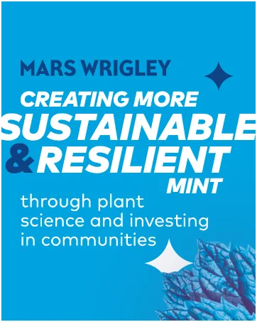 Extra White Chewing Gum Sugar Free 46 pieces - Mars Wrigley: creating sustainable & resilient mint through plant science & investing in communities