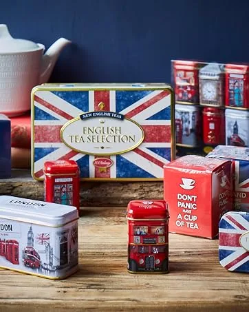 English Breakfast Tea Tin - british tea gifts