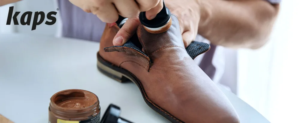 Kaps Shoe Cream with Sponge Applicator Intensive Leather Care and Nourishing Delicate 70 colours 118 - Black - product information 20