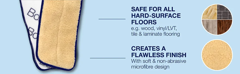 Bona Microfiber Applicator Pad Beige - bona, applicator pad, microfibre, microfiber, polish, floor polish, bona mop, pad