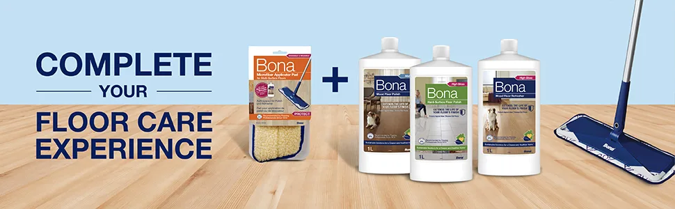 Bona Microfiber Applicator Pad Beige - bona, applicator pad, microfibre, microfiber, polish, floor polish, bona mop, pad