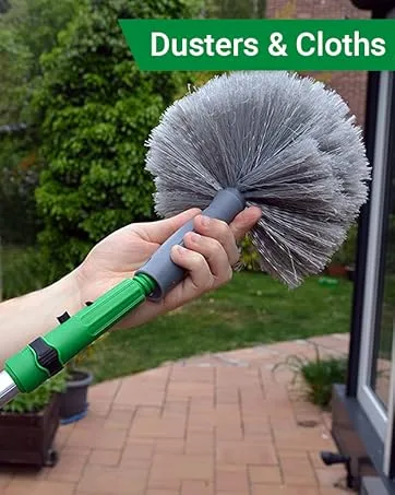Unger EZ120UNGER OptiLoc Telescopic Window Cleaning Pole / Multi-Use Extension Pole- UNGER Window Cleaning Equipment Green - 1.25m 2 Section OptiLoc 1.25 m Pole - Dusters and Cloths