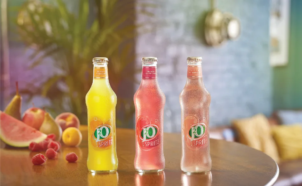 J2O Spritz Sparkling Apple & Watermelon Can 4 x 250ml - J2O Spritz Sparkling