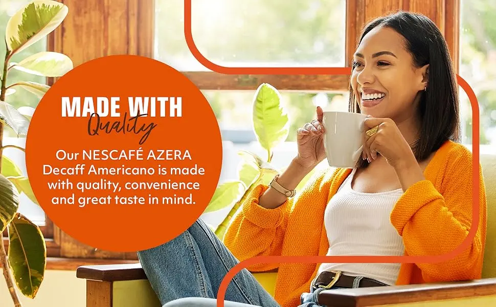 NESCAFE Azera Americano Decaff Instant Coffee 90g - azera decaff