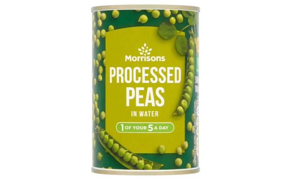 Morrisons Small Processed Peas in Water 300 g x 12 - product information 2