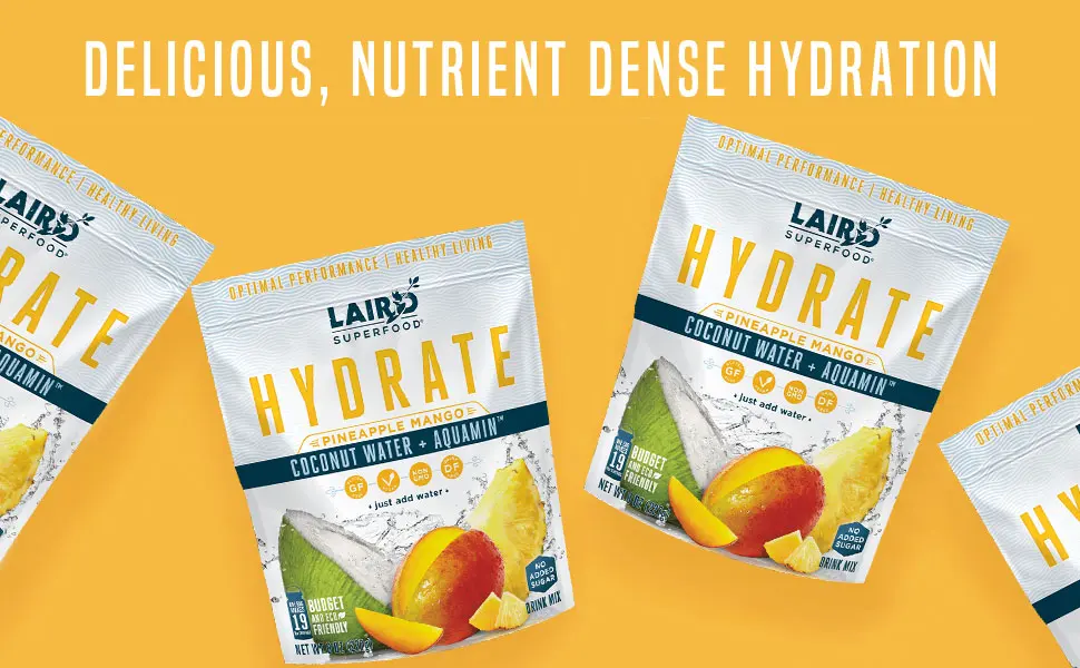 Laird Superfood - Pineapple Mango Hydrate Coconut Water 240 g 2245 - bann