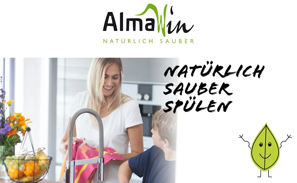 AlmaWin Organic detergent (1 x 4.60 kg) - Clear