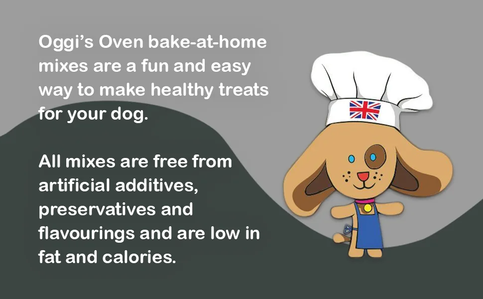 Oggi's Oven Dog Original Flavoured Biscuit Baking Kit with Cutter 150g Dog Biscuit - Oggis Oven A+ Section 4