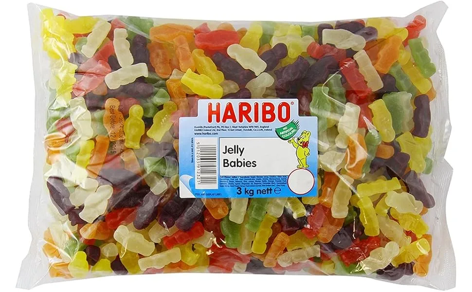 HARIBO Jelly Babies bulk bag sweets Jelly Men 3kg bulk sweets single - product information 2