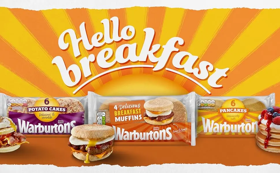 Warburtons 6 Pancakes 158g - Hello Breakfast