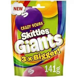 Skittles Crazy Sour Giant Chews 141g - product information 2