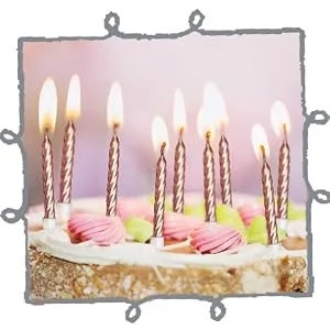 Neutral Rainbow Cake Topper - Rose Gold Metallic Spiral Cake Candles With Holders
