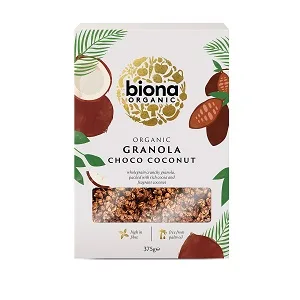 Biona Organic Choco-Coconut Granola 375g - product information 2