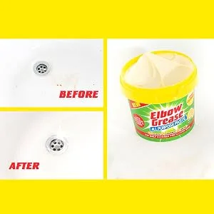Elbow Grease All Purpose Paste Bathroom Kitchen Cleaner Lemon Fresh Scent 500G - EG34PT02