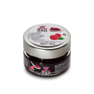 Acetaia Italia Raspberry Pearls 50 gr - Raspberry Pearls; Condiments; Raspberry Condiment; Raspberry Vinegar; Dressing; Acetaia Italia;