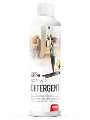 Problem Solved - Spray Mop Detergent Floor Cleaner | Lemon Fragrance | Ready To Use Refill - 500ml Clear - Problem Solved - Spray Mop Detergent Lemon Fragrance - 500ml