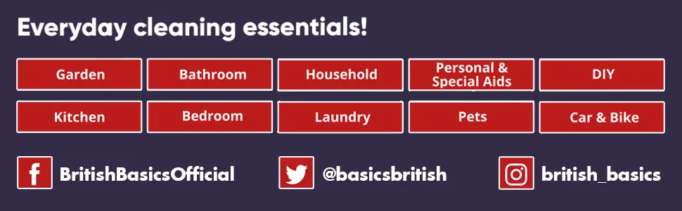 British Basics - Ceramic Hob Cleaner | Use on Induction Glass and Ceramic Cooker Tops 500ml - British Basics - Everyday Cleaning Products Essentials!