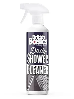 British Basics - Daily Shower Cleaner | Spray and Leave Bathroom Cleaner 500ml - British Basics - Daily Shower Cleaner 500ml