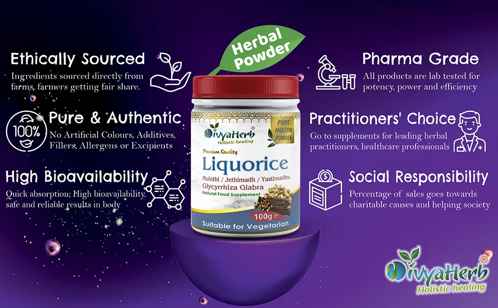 Liquorice Root Powder (Yastimadhu - Mulethi - Jethimadh) - Liquorice Root Powder
