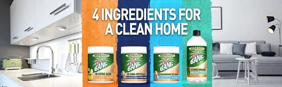 Cillit Naturals Ingredients - Soda Crystals - 4 Products