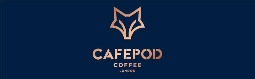 CafePod Craft Coffee Nespresso Compatible Aluminium Pods - UTZ Certified (Intense x 10 Pods) - CafePod Logo