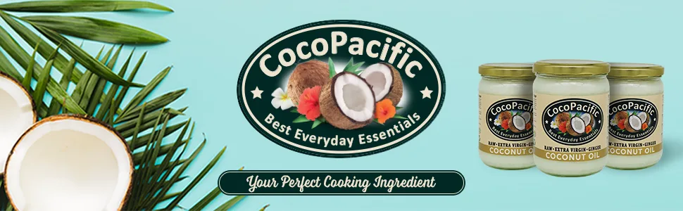 CocoPacific Cold Pressed Extra Virgin Coconut Oil with Ginger 500ml - product information 1