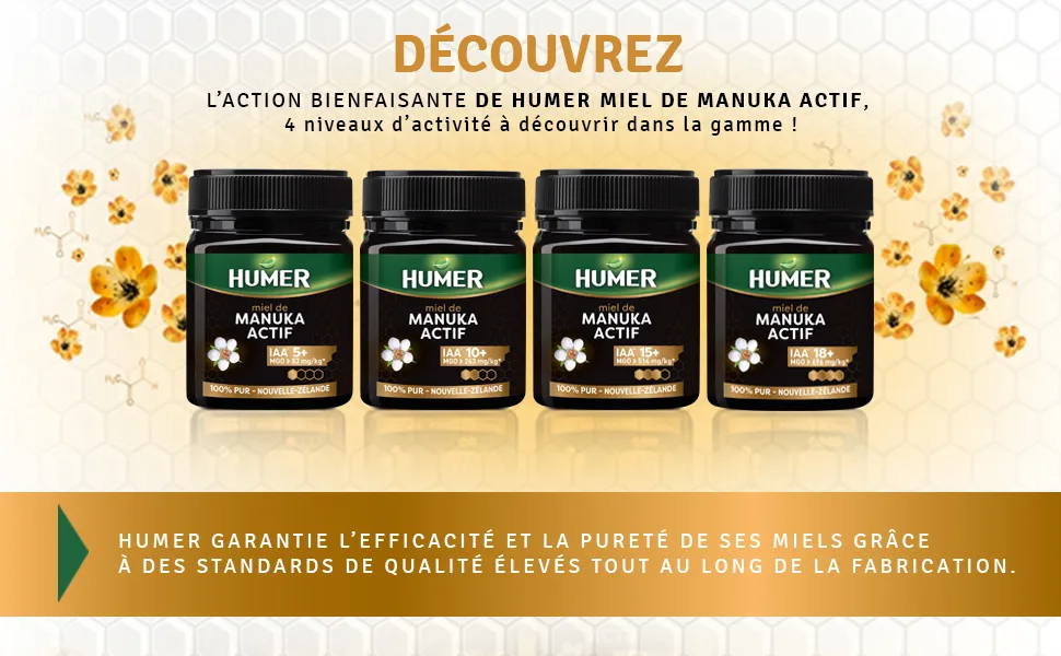Humer Manuka Honey Active IAA 18+ 250g - Manuka Honey