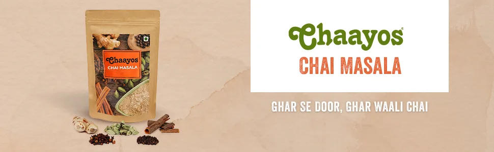 Chaayos Chai Masala - Aromatic Tea Masala Powder with 100% Natural Ingredients - 100g x 2 200g 500 Cups  - product information 1
