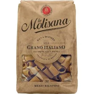 La Molisana No.32 Mezzi Rigatoni Integrali Wholewheat Pasta 500g - product information 2