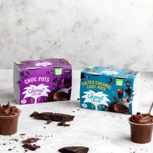 The Coconut Collab Salted Caramel Choc Pots Plant-Based Vegan & Dairy Free Dessert Alternative 4 x 45g - product information 3