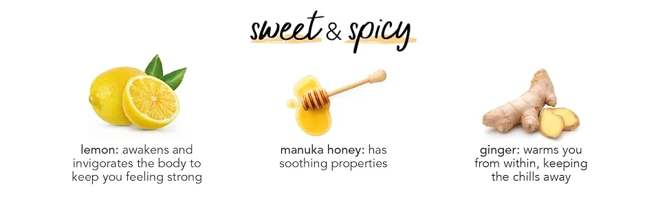 Pukka Lemon Ginger & Manuka Honey Herbal Tea 20 sachets - ginger tea