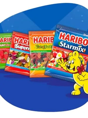 Haribo Chamallows Marshmallows 140g bag sweets Single - haribo core