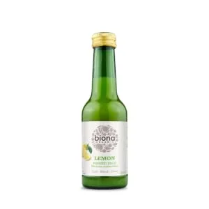 Biona Organic Lemon Juice 200ml - Biona Organic Pure Lemon Juice