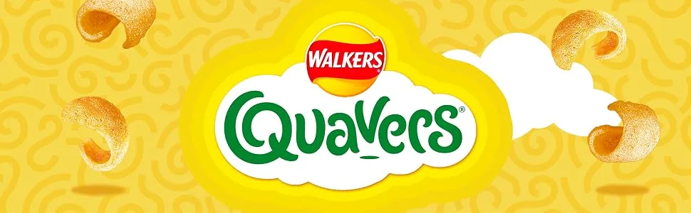 Walkers Quavers Cheese Snacks 34 g - quavers snacks crisps cheese prawn cocktail bbq barbecue puffs lunch