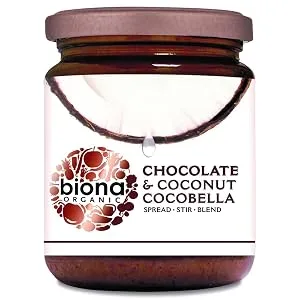 Biona CocoBella Organic Cacao and Coconut Spread 250g Coconut Chocolate 250g - cocobella