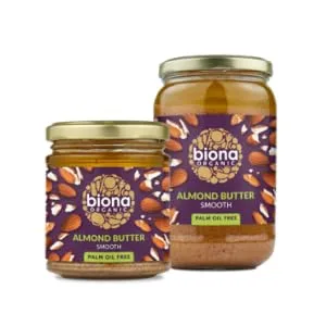 Biona Organic Almond Butter Smooth 170g - almond butter smooth