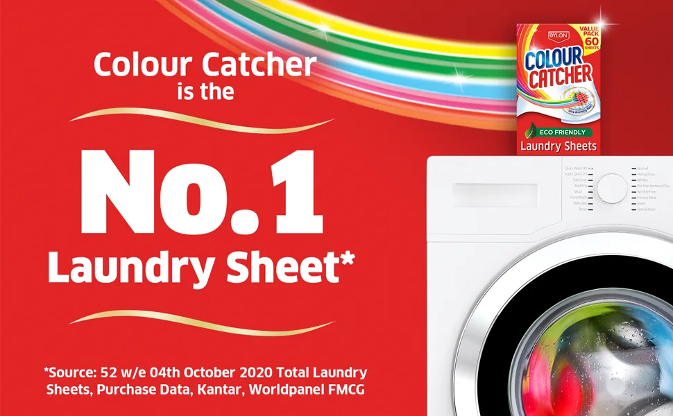 Dylon Colour Catcher Complete Action Laundry Sheets 40 each - CC is the No.1 Laundry Sheet