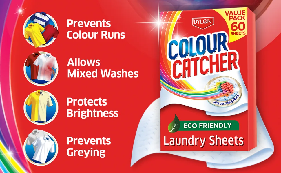 Dylon Colour Catcher Complete Action Laundry Sheets 40 each - Colour Catcher USPs