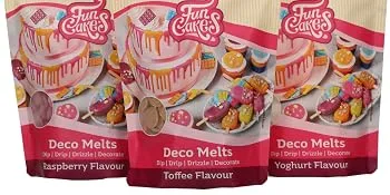 FunCakes Deco Melts Blue AZO Free 250 g - FunCakes Flavoured Deco Melts