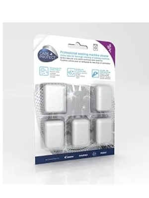 Care + Protect Washing Machine Cleaning Tabs Filter Cleaning and Basket Removes Dirt and Odours 5 Tablets Lavender Scent - product information 2