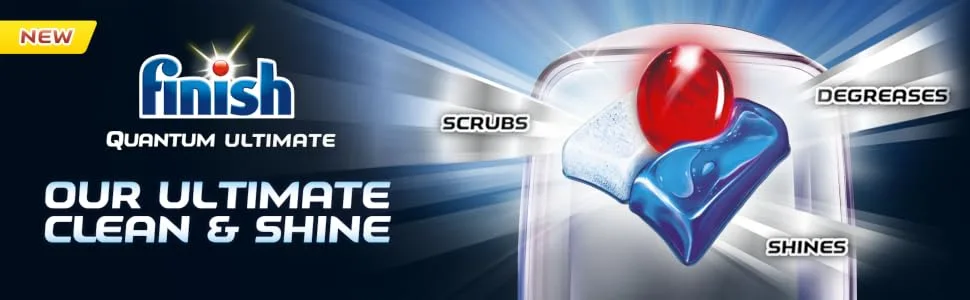 Finish Quantum Ultimate Dishwasher Tablets Regular 280 g 20 Tablets - product information 1