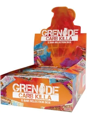 Grenade Carb Killa Selection Box High Protein and Low Carb Bar 12 x 60 g - Carb Killa Selection Box Grenade