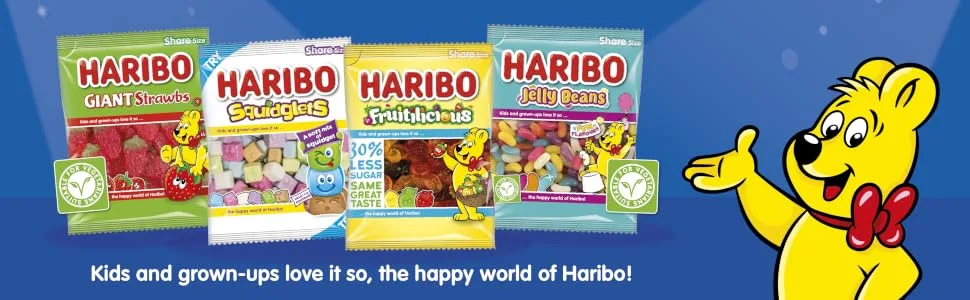 Haribo Supermix Sweets Party Tub 1kg - haribo sweets bags