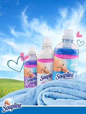 Soupline Softening Doses Lavender 3 x 200 ml - Flexible.