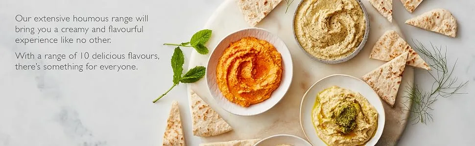 Booths Greek Topped Houmous 150g - houmous