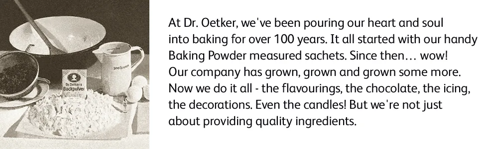 Dr. Oetker American Peppermint Extract 35ml - baking powder history 100 years flavourings chocolate icing decorations candles ingredients