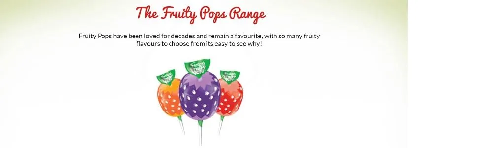 Swizzels Fruity Pops Lollies Bag 3 kg Bulk Sweets single - product information 2